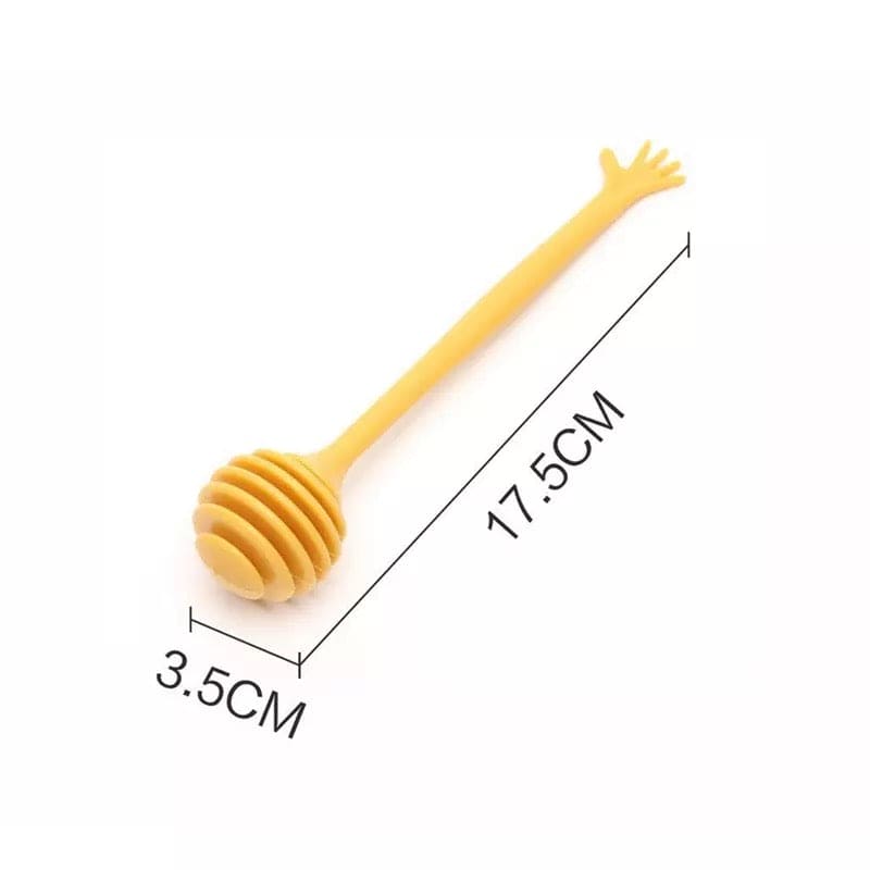 Set Of 2 Plastic Honey Stir Stick, Dessert Coffee Milk Tea Plastic Mixing Stick, Cute Shape Long Handle Kitchen Bee Stick, Practical Honey Stirring Bar Set Of 2 Plastic Honey Stir Stick, Dessert Coffee Milk Tea Plastic Mixing Stick, Cute Shape Long Handle Kitchen Bee Stick, Practical Honey Stirring Bar